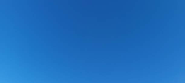 istock Dark blue clear sky no clouds  perfect for background 1418309694