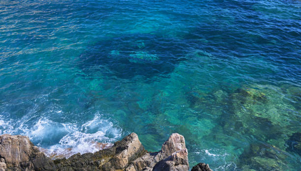 istock view of the sea from a rocky cliff 1418311522