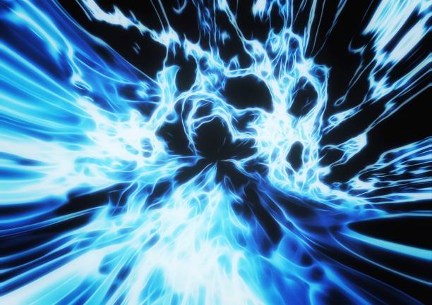 istock 3D illustration of splashing blue water 1418358771