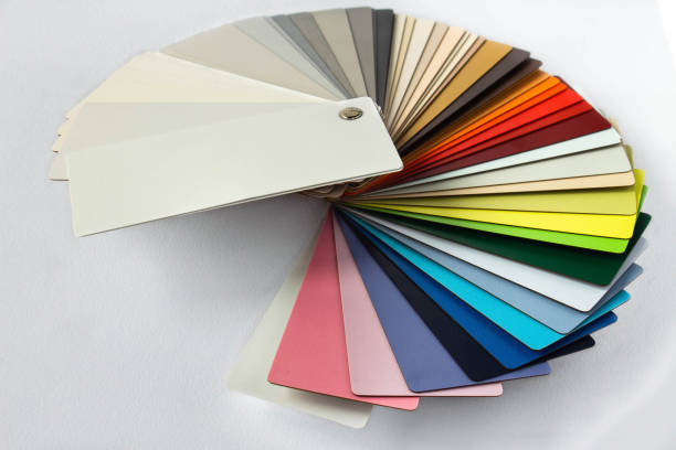 istock Color guide displaying a range of hues for use in interior design and decoration 1418367221