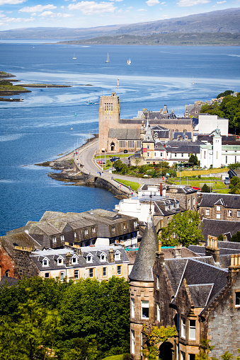 Holidays in Scotland - scenic view of Oban on the west coast of Scotland