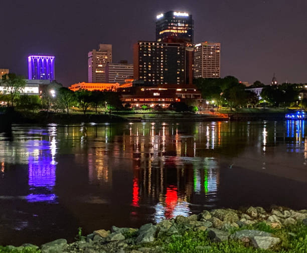 istock Little Rock, Arkansas Skyline at Night 1418374398