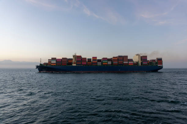 istock Container ship in the North Sea 1418386530