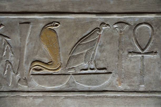 Statue of Egyptian goddess Isis.