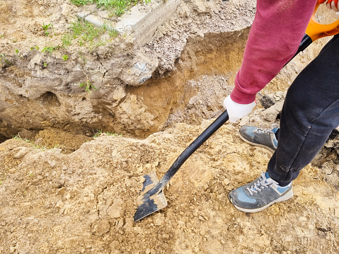 Work on the home sewer