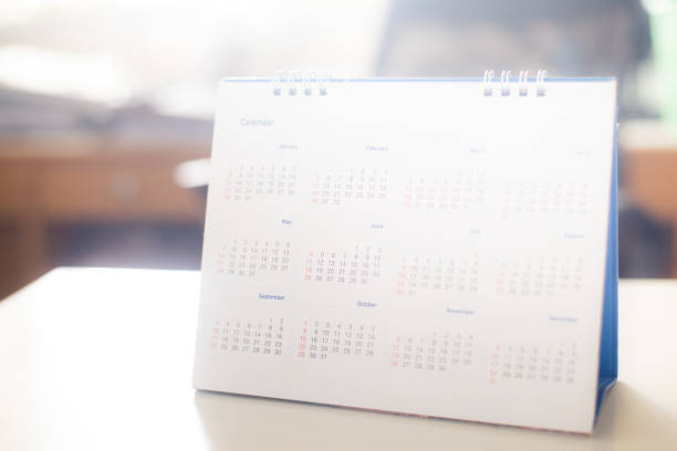 istock Blurred Calendar in planning concept. 1418402420