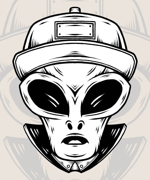 280+ Cartoon Alien Head Wearing Hat Stock Illustrations, Royalty-Free ...