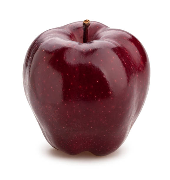 roter leckerer apfel - red delicious apple stock-fotos und bilder