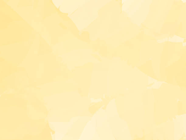 istock Watercolor cute art background in soft yellow colour 1418411888