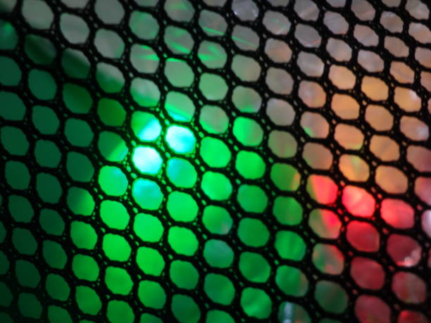 istock Green Red Yellow   Abstract Defocused Textured Layers Blurred Simple Glowing  Shape Template Background 1418425852