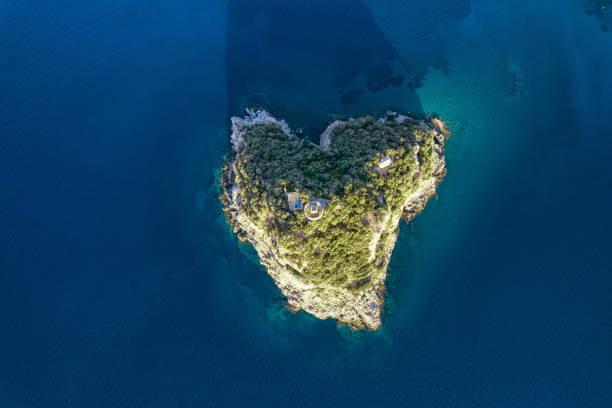 istock heart-shaped natural island 1418460598