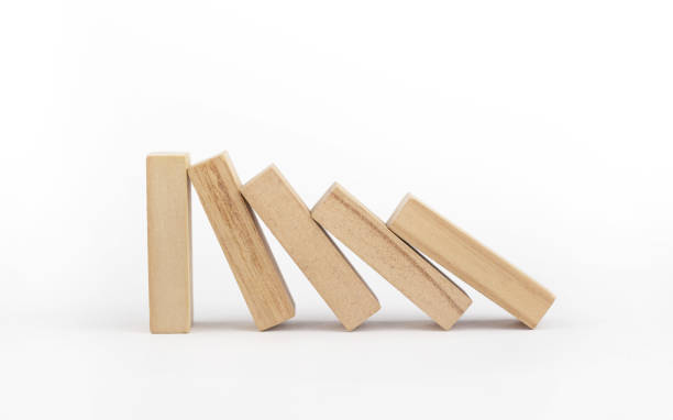 istock Wooden toy blocks on white background leadership and support concept. Leader. Support. Stability. Self-control. 1418473768