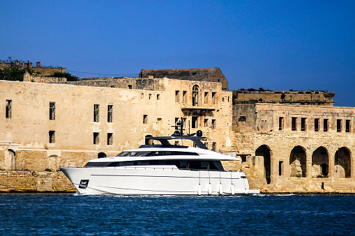 Yacht in Malta.