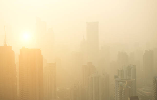 istock city in the haze 1418480342