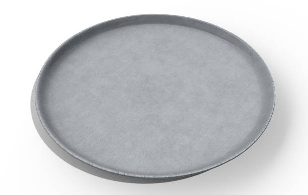 istock Photoreal 3D illustration of a flat ceramic round plate 1418486792