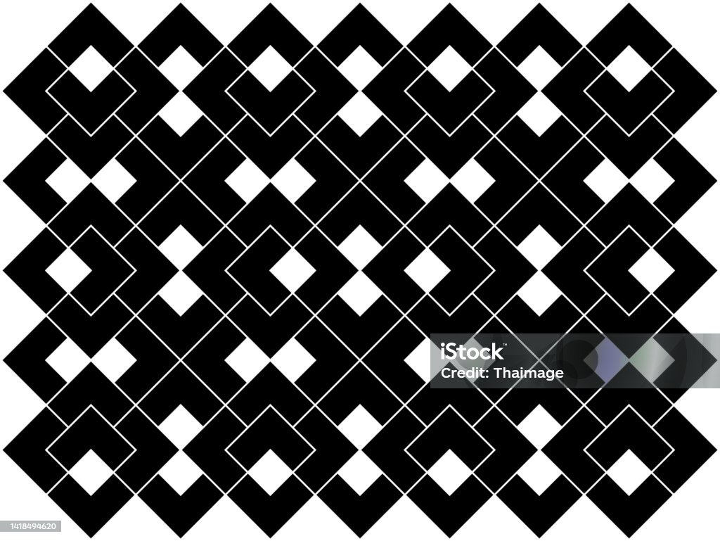 Bracket Patterns Black Angle Bracket Pattern Background Vector Subway Tile Background ...