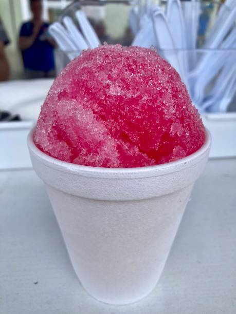 istock Strawberry snow ball dessert ( = shave ice with strawberry sirup) 1418502077