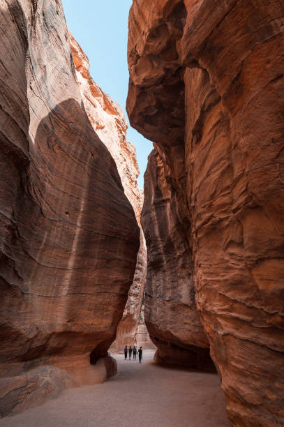 istock Siq passage at Petra ancient city in Jordan 1418510177