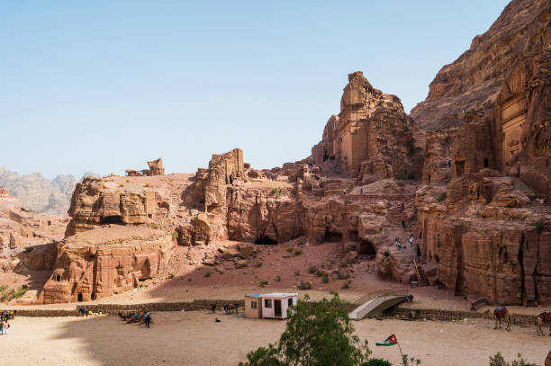 istock Petra ancient city in Jordan 1418510393