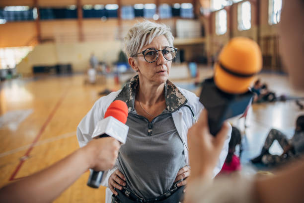 istock Press talking to a army doctor 1418512417