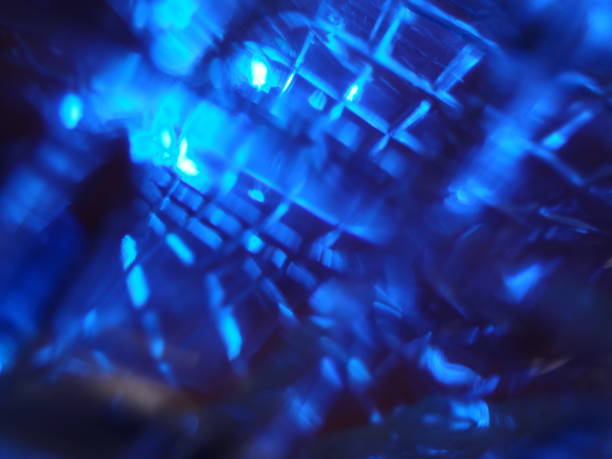 istock Blue Abstract Defocused Textured Blurred Simple Glowing Template Motion Curve  Background 1418518969