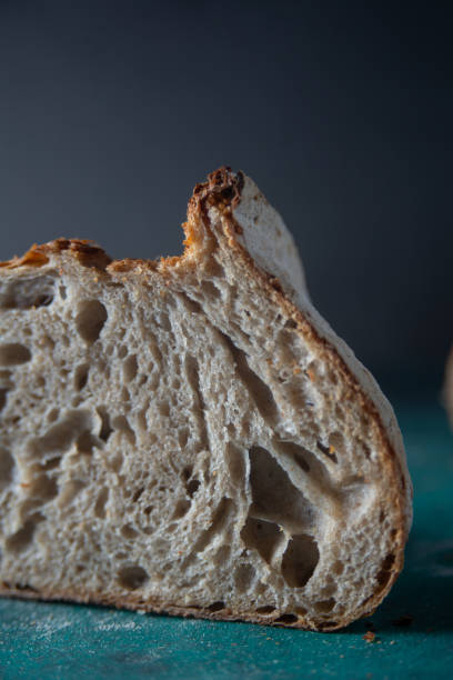 istock sourdough bread isolated in black background with side light 1418526445