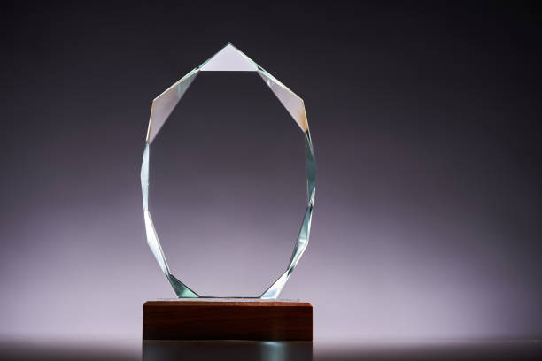 istock crystal trophy award against gray backgound 1418530120