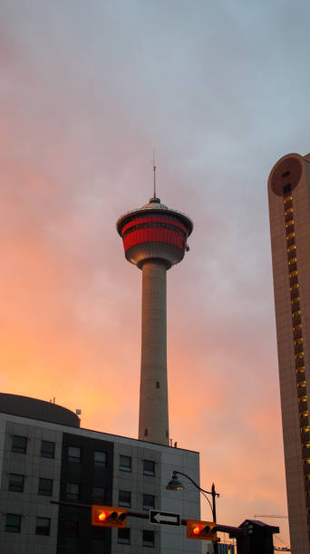 istock Calgary Tower in downtown during the sunset 1418531866