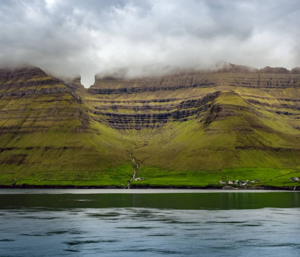 Fascinating landscapes on Kalsoy Island, northern Faroe Islands (Faroes, Faeroes, FÃ¸roya, FÃ¦rÃ¸erne), Denmark. Fascinating landscapes on Kalsoy Island, northern Faroe Islands (Faroes, Faeroes, FÃ¸roya, FÃ¦rÃ¸erne), Denmark. fã stock pictures, royalty-free photos & images