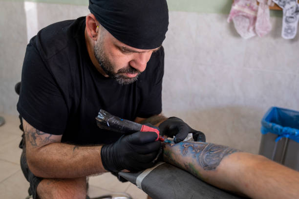 istock tattoo by professional tattooist 1418537297