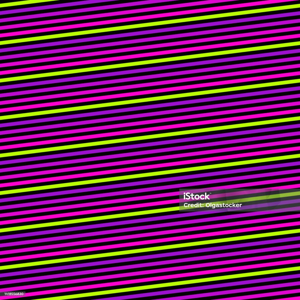 80s Line Pattern Vector Seamless Pattern With Thin Diagonal Lines Stripes Retro 8090s ...