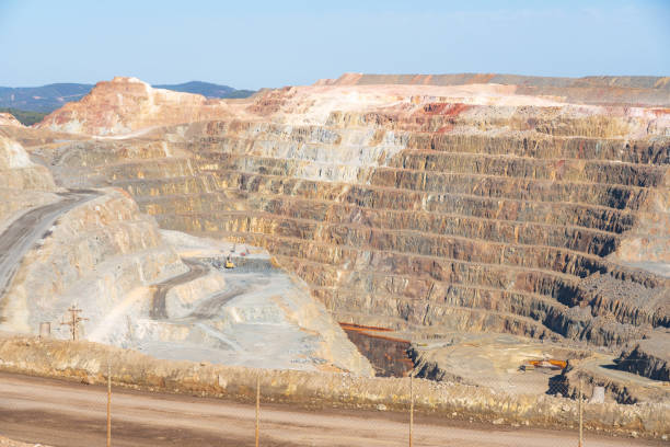 istock Riotinto mines in Huelva, Spain, open pit mining exploitation 1418557666