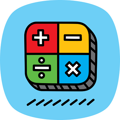 Math Doodle 1 Stock Illustration - Download Image Now - Mathematician ...