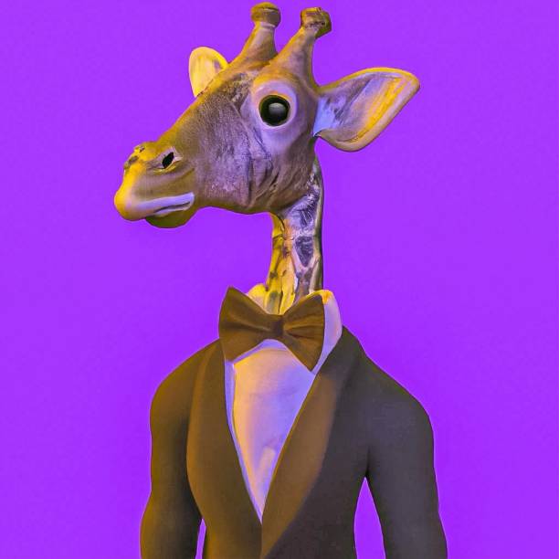 istock Giraffe Wearing Tuxedo 1418591670