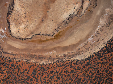 Aerial photography of Francois Person National Park Western Australia