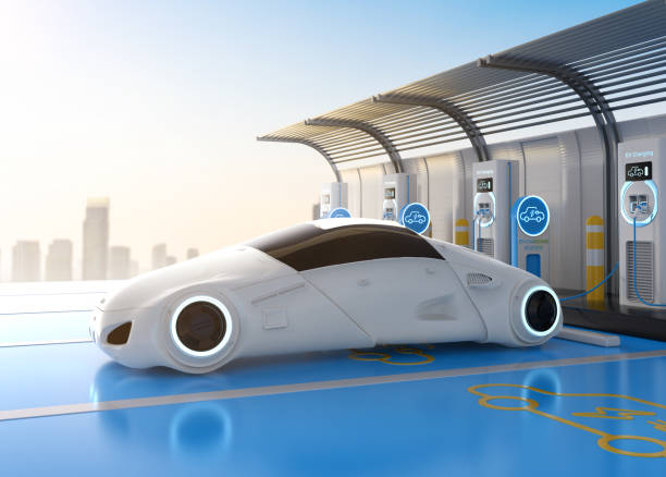 istock EV car plug in with ev charging station 1418603711