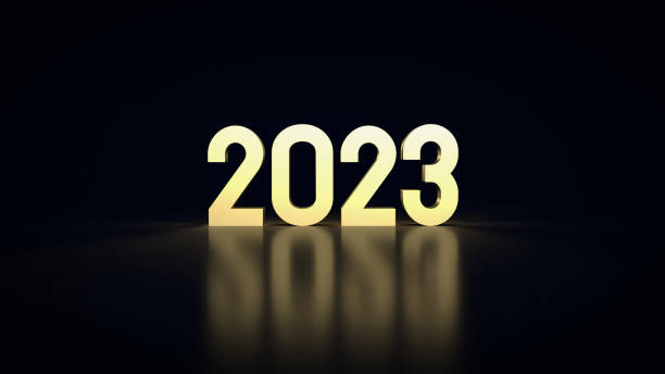 istock The gold number 2023 in black background  3d rendering 1418604909