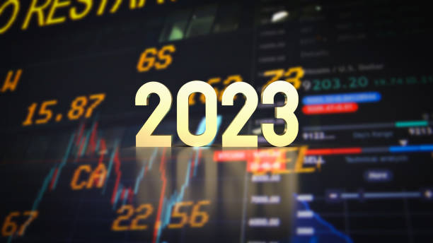 istock The gold number 2023 in business background  3d rendering 1418604933