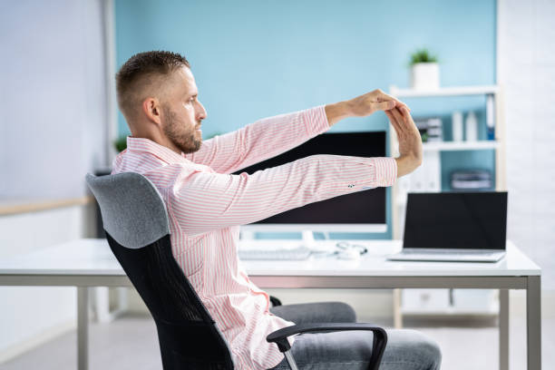 istock Advisor Man Relaxing In Office Chair 1418613617