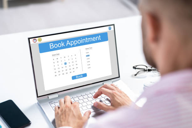 istock Booking Meeting Appointment 1418613620