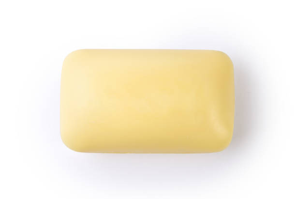istock soap bar on the white background with clipping path 1418620981