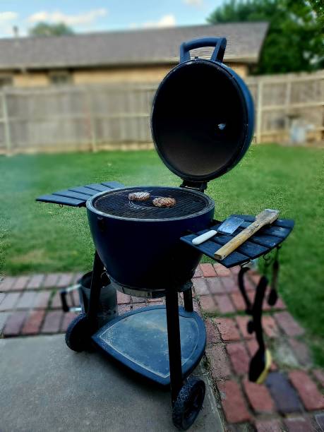 istock Burgers on the grill 1418632483
