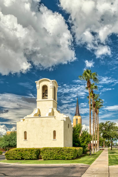 istock Cloudy day in downtown Mesa, Arizona 1418636040