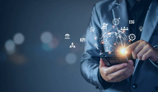 istock Digital business planning online network. Businessmen use smartphone digital online analytics technology, start up planning, long term investment planning, financial stability, stock market analysis. 1418653566