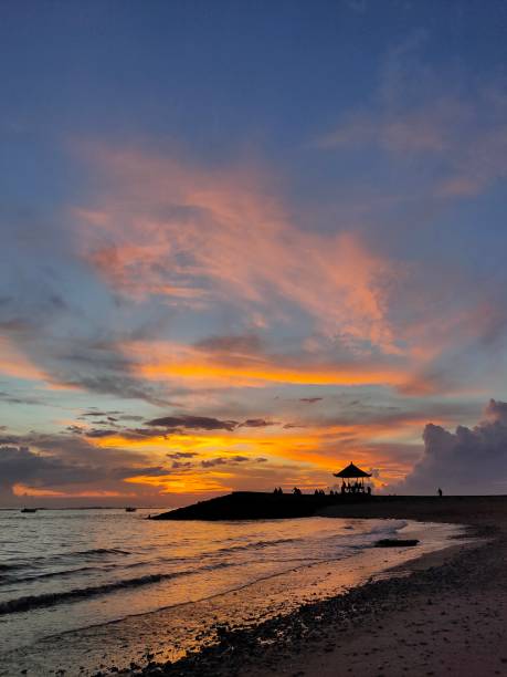 istock Sunrise beach over bali sea 1418659382