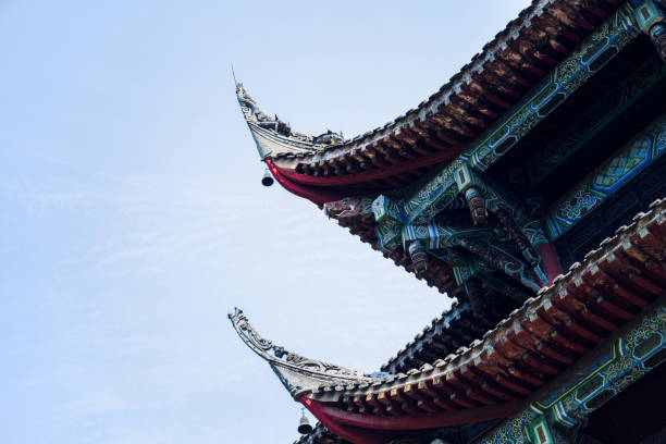 istock Modern urban architecture in Chengdu on sunny days 1418660928