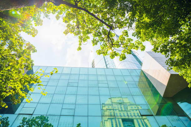 istock Modern urban architecture in Chengdu on sunny days 1418661056