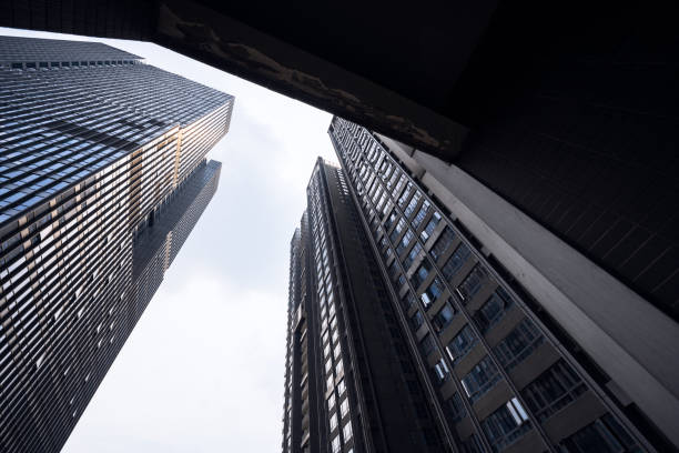 istock Modern urban architecture in Chengdu on sunny days 1418661293