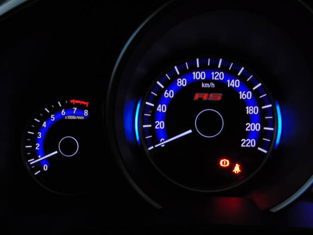 istock close up racing car blue manual speedometer 1418679455