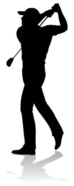 istock Golfer Golf Sports Person Silhouette 1418682935